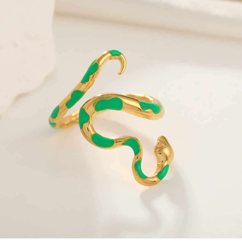 Golden green snake