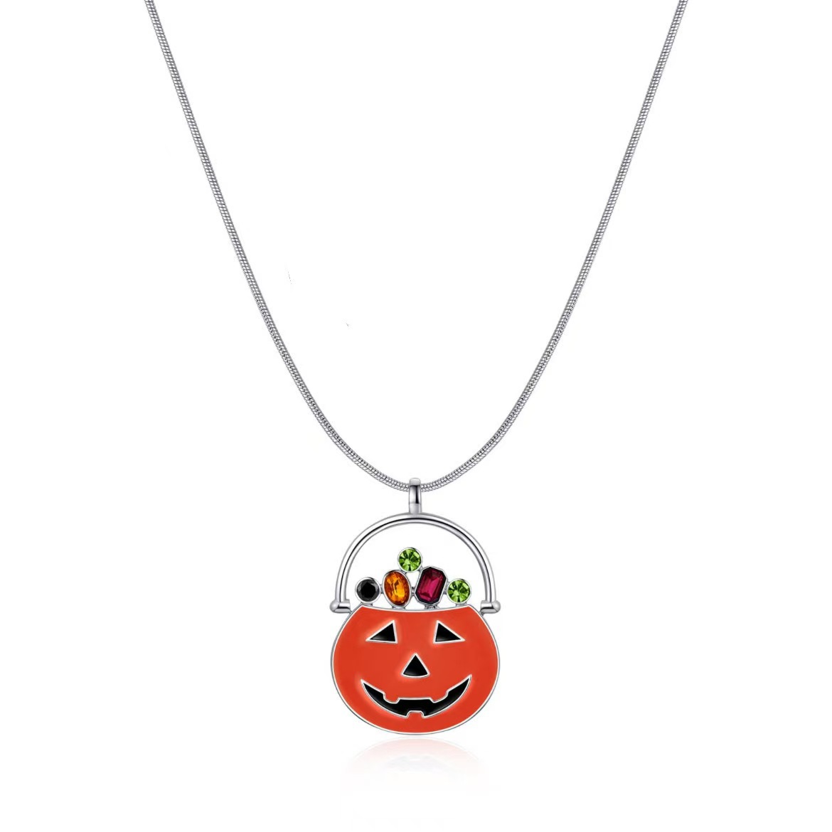 2:Pumpkin necklace