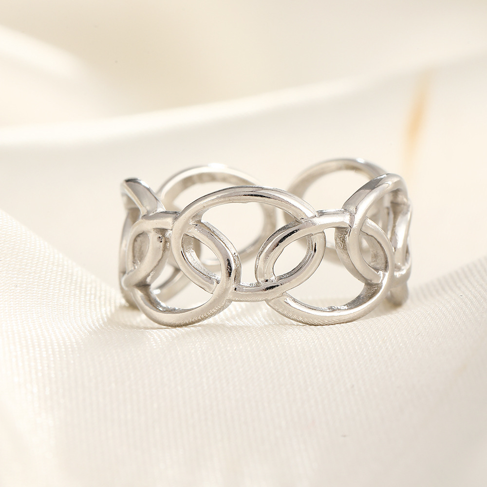 10:Steel color ring irregular