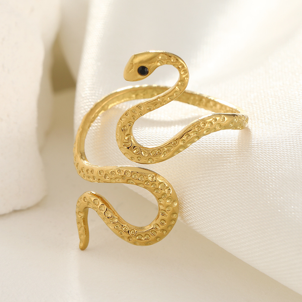 Golden Snake Ring