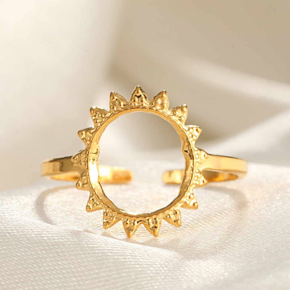 18k real gold sun