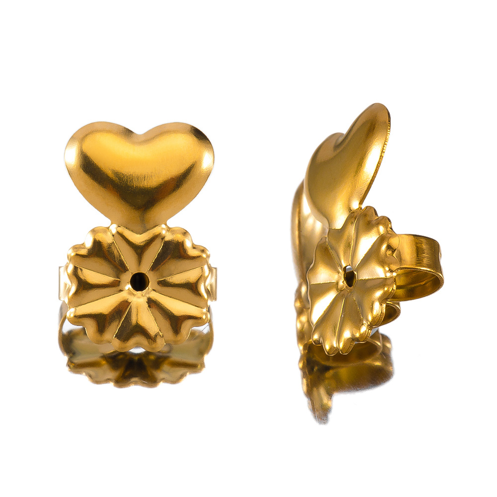 Gold-heart shape