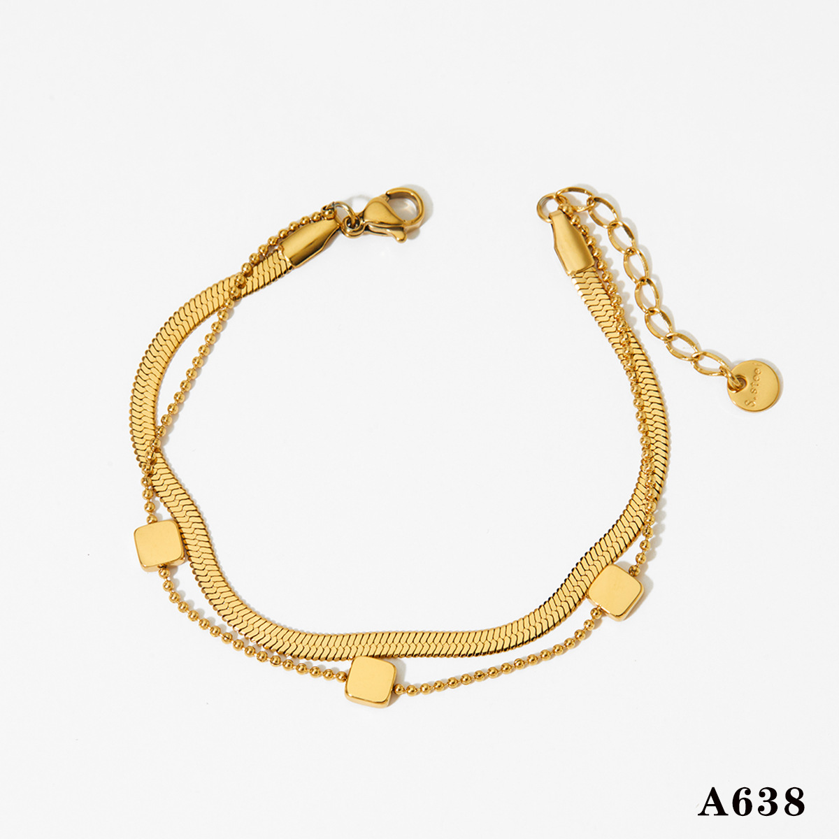 Gold anklet