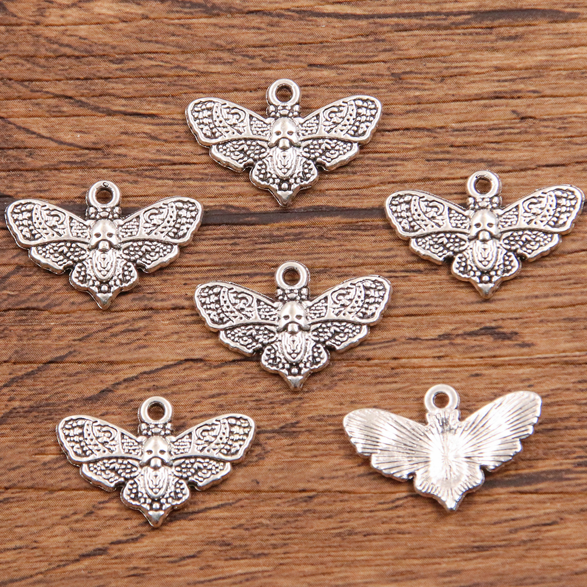 Small antique silver color 13X20mm