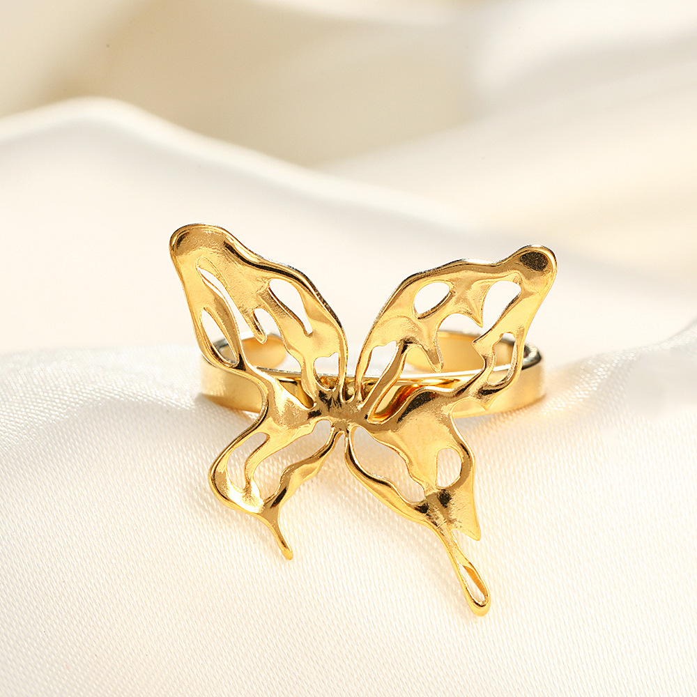 18k golden butterfly