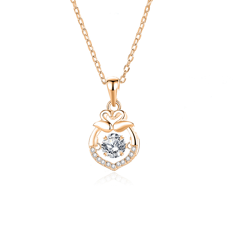 FDTD-022- Mosan White diamond rose gold