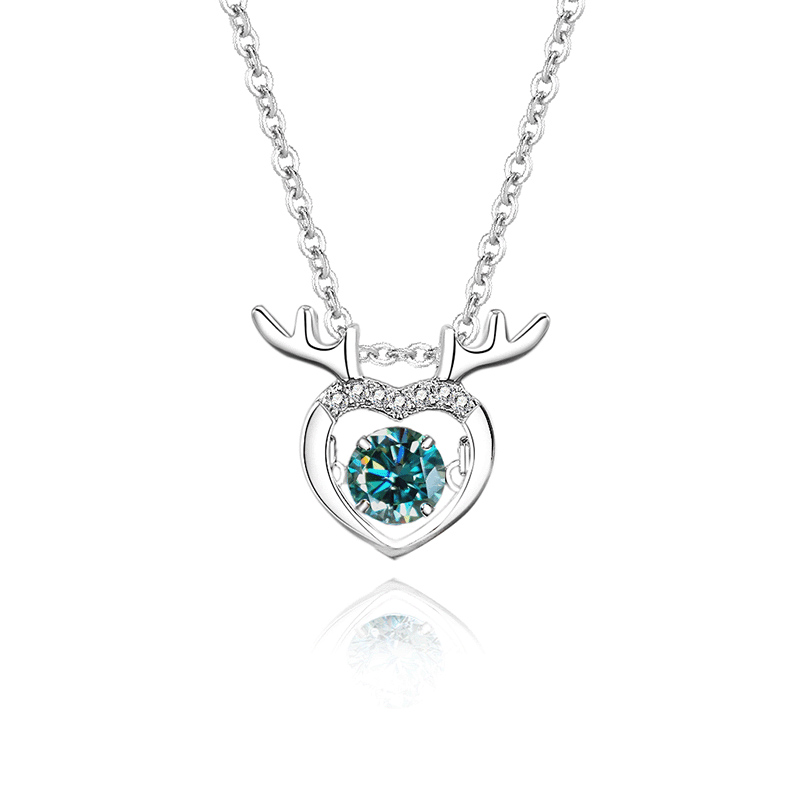 3:FDTD-002 (Mosan Blue Green diamond white Gold)