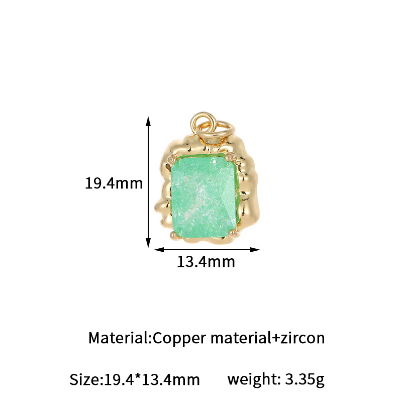 14K gold H-13601 green