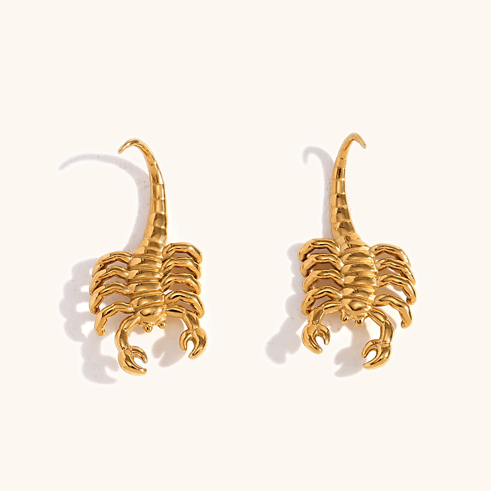 1:Ear studs-gold