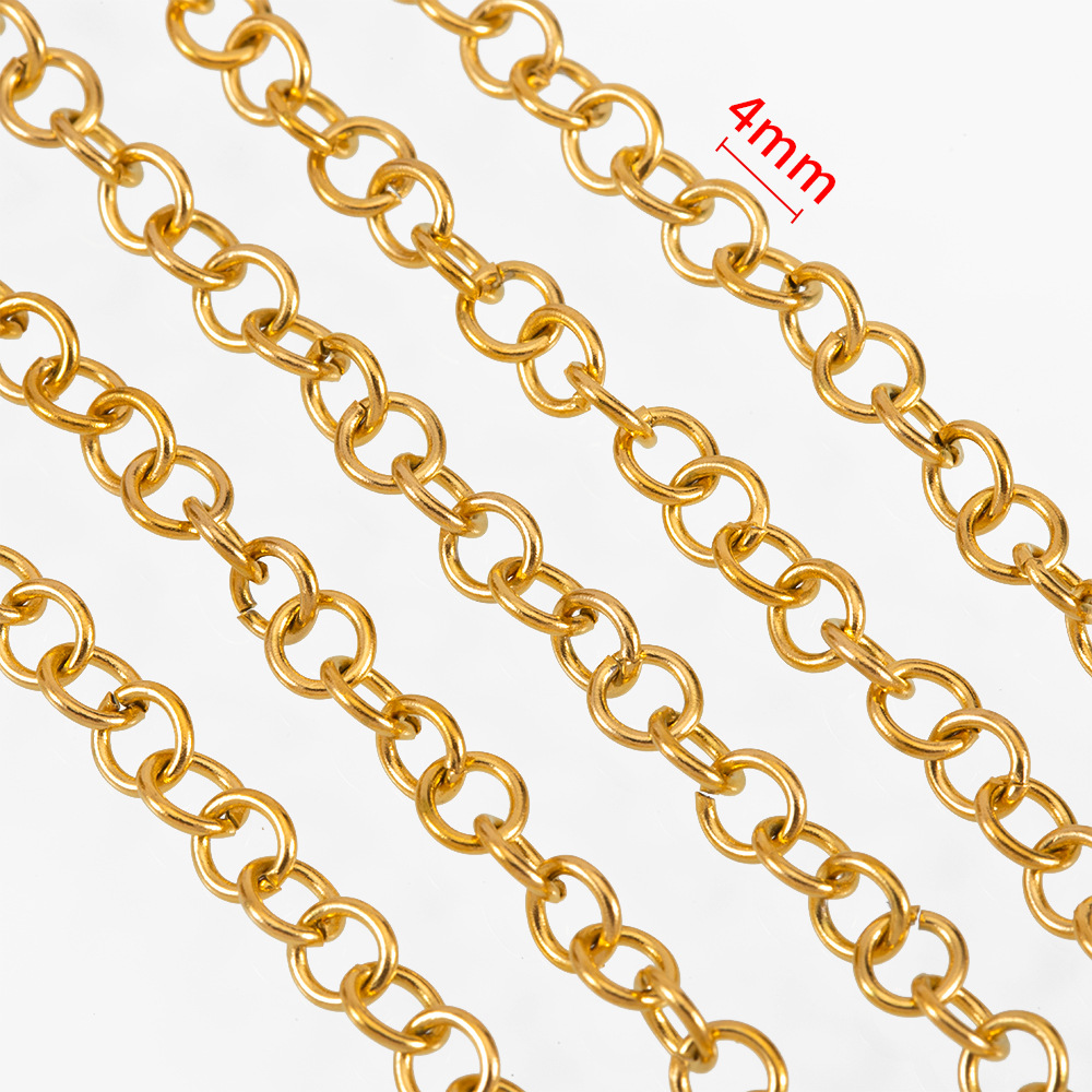 4mm gold 1m/bag