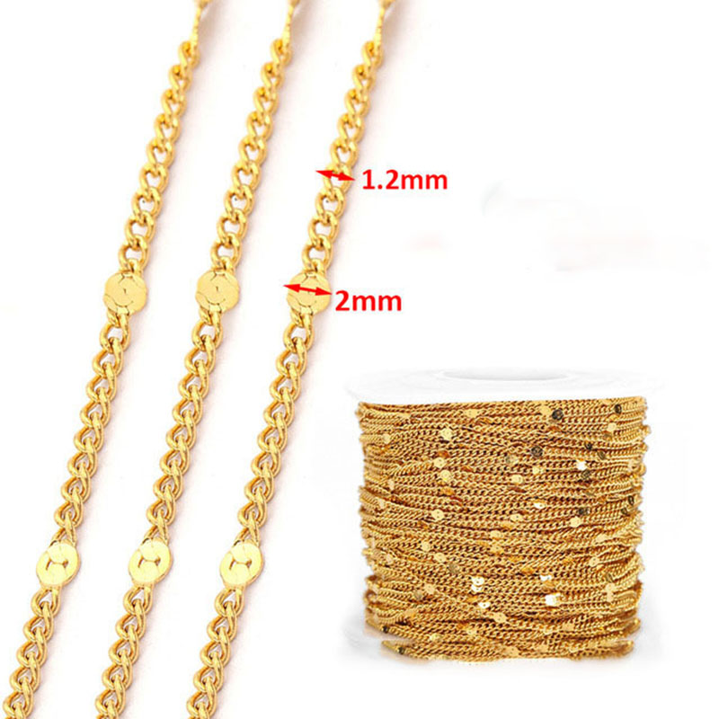 1.2mm round gold