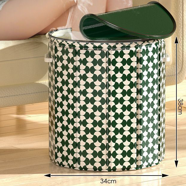 Green and white diamond (foot bath bucket   foot bath bag   storage bag)