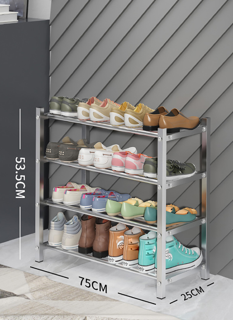 Shoe rack light four layers 75cm