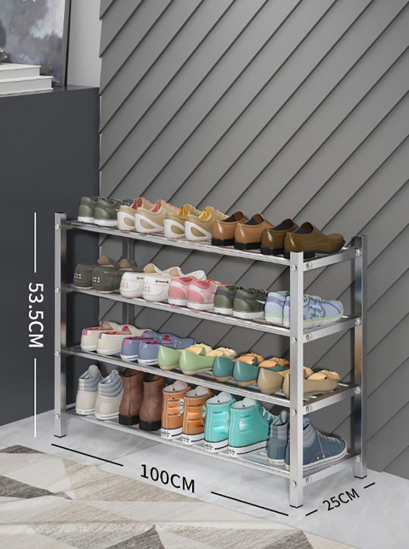 Shoe rack light four layers 100cm