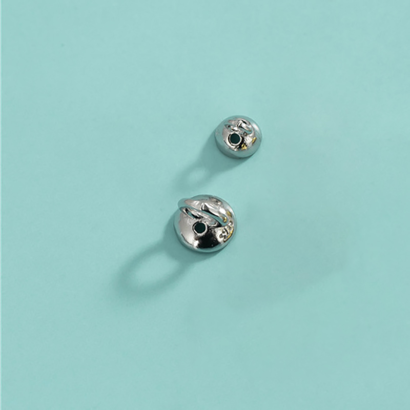 real platinum plated small size-4x4.9mm