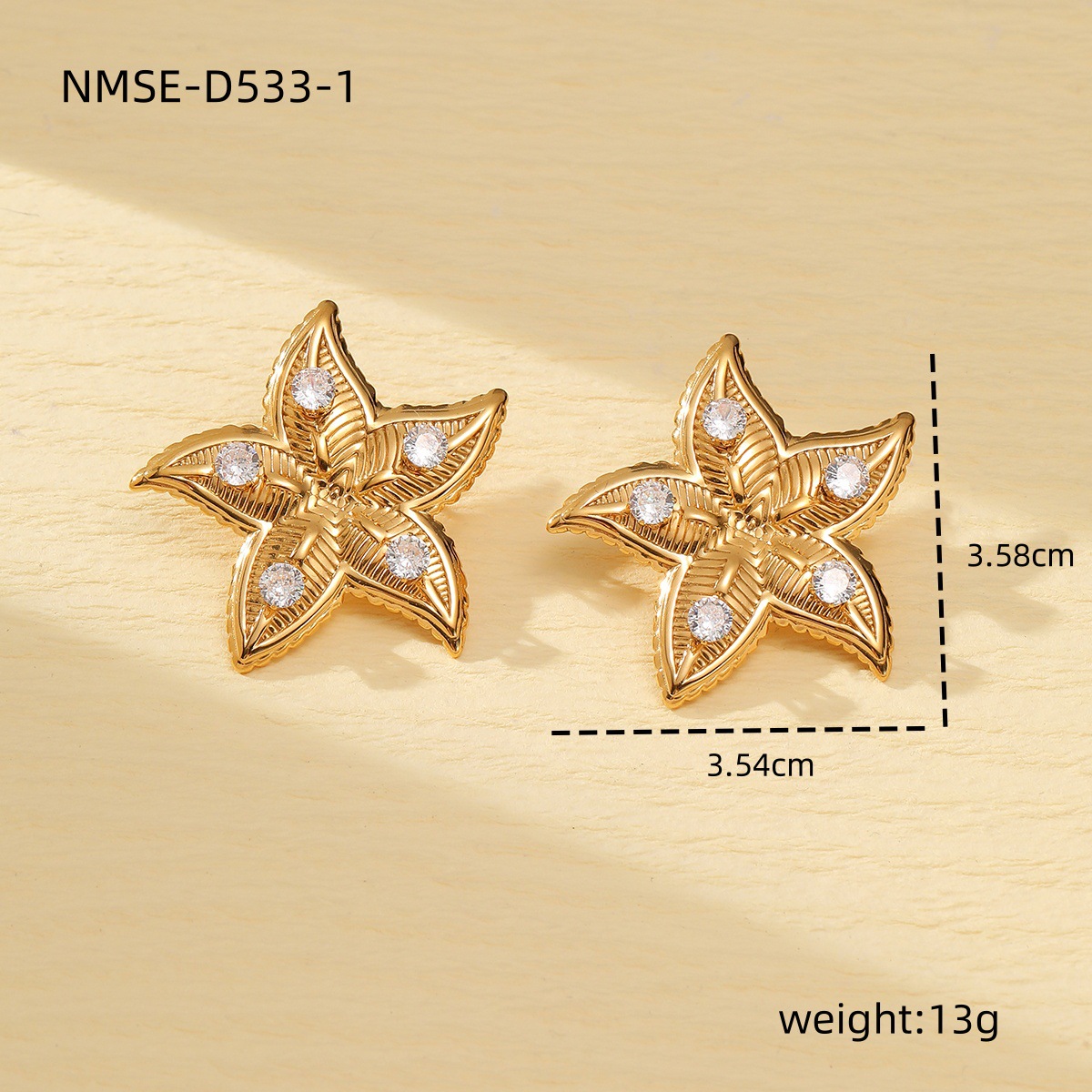 Starfish earrings