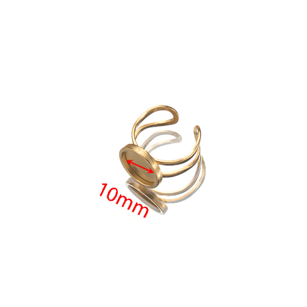 Gold round [Inner diameter 10mm]