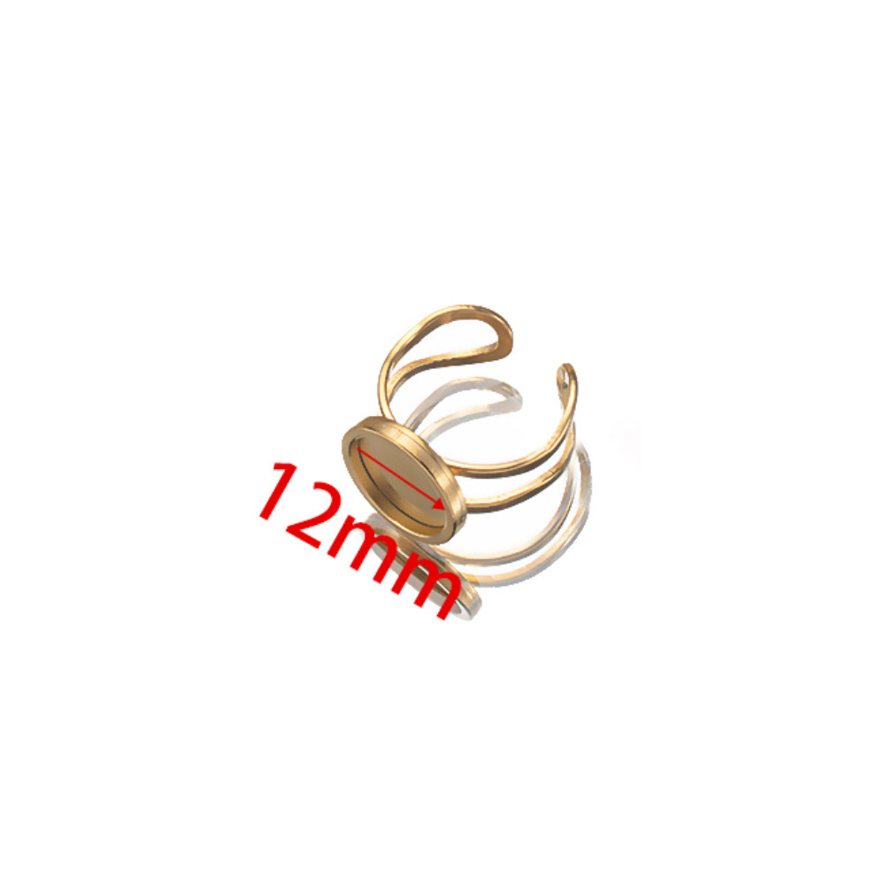 8:Gold round [Inner diameter 12mm]