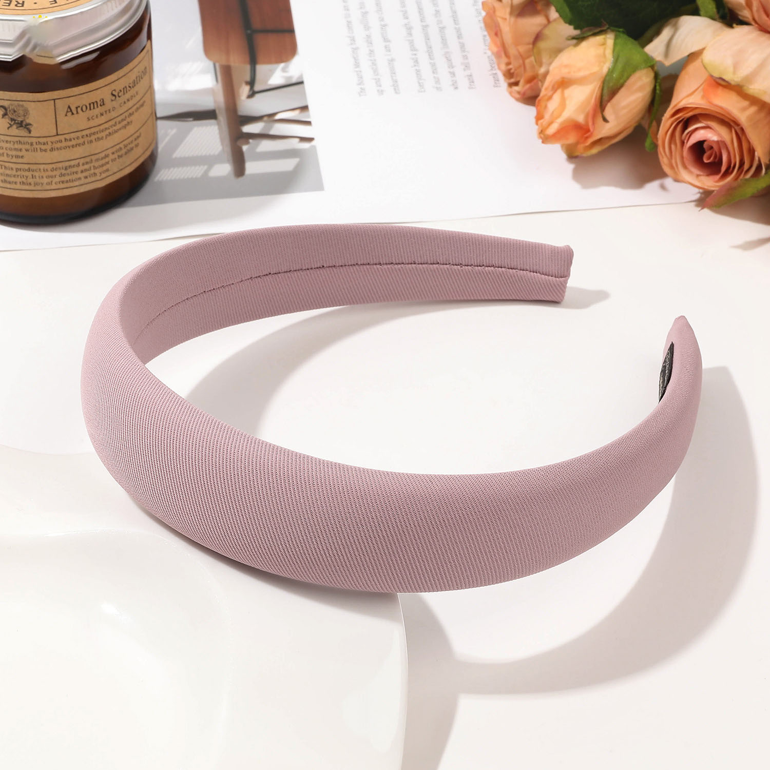 5:Twill sponge hair hoop-skin powder