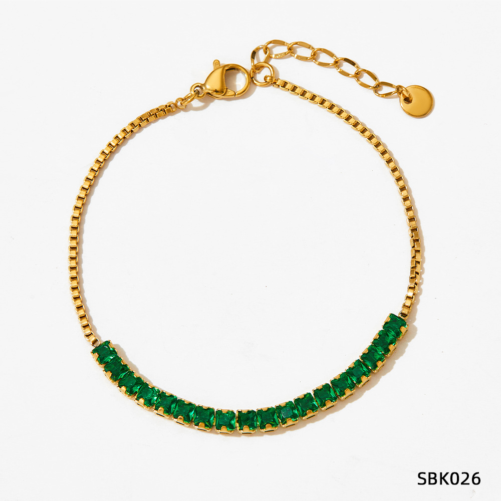 Gold green zirconium