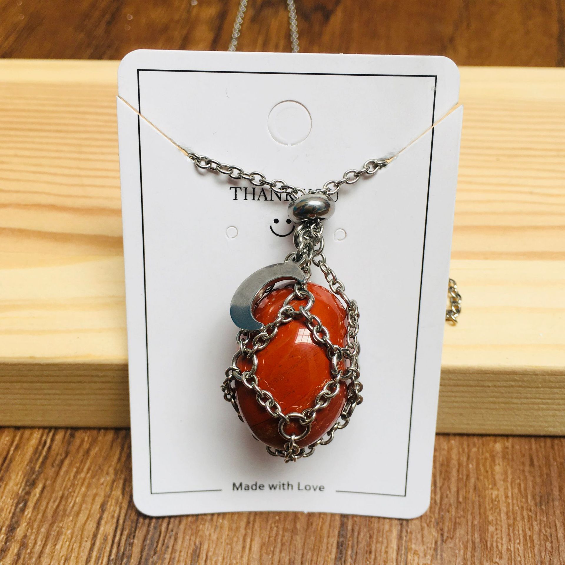 Steel color - red jasper