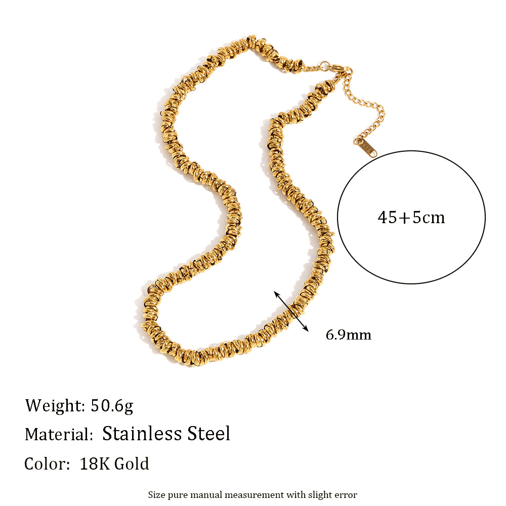 Hoop necklace - Gold