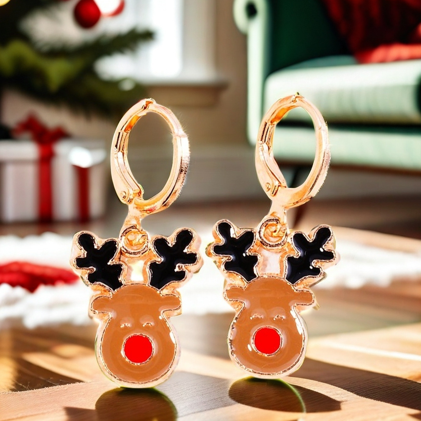 3 christmas reindeer