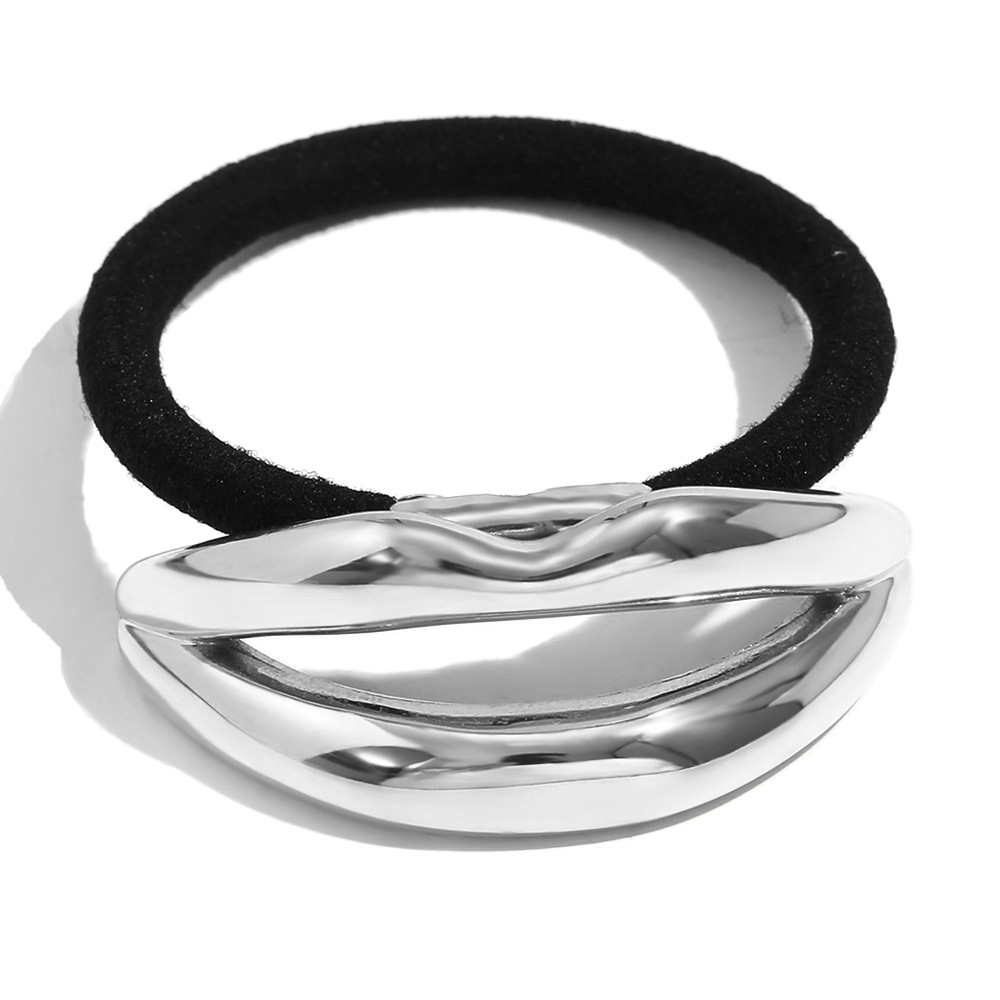 Lip styling Hair tie - Steel color