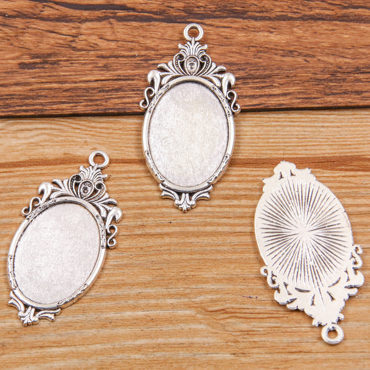 2 antique silver color