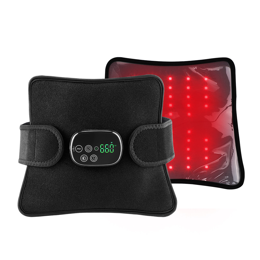 The whole body can use red light therapy and vibration massage and hot compress