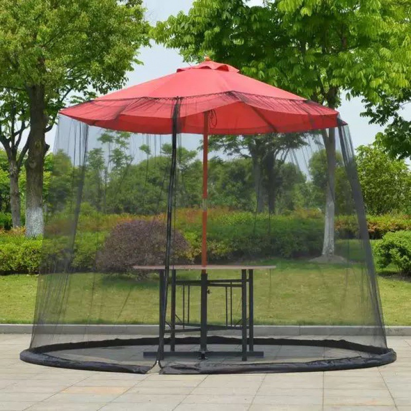 Middle column umbrella Black 275x230cm(without umbrella