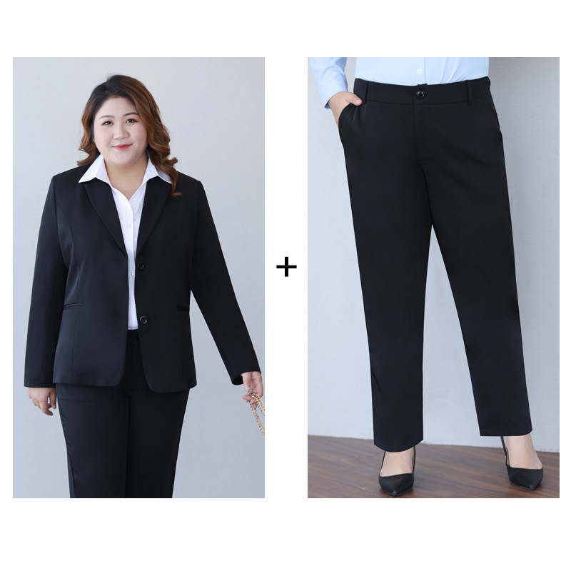 Black two-piece set (Jacket   trousers)