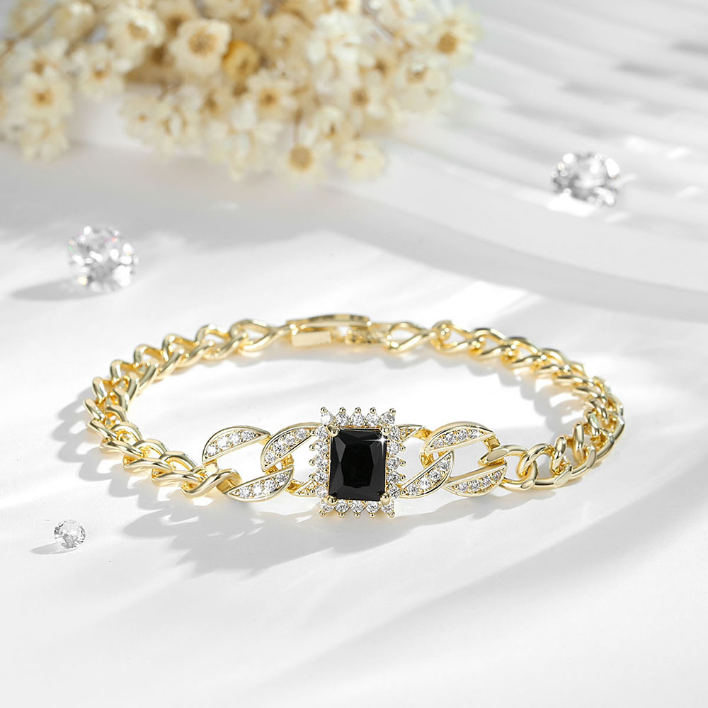 Gold black zircon