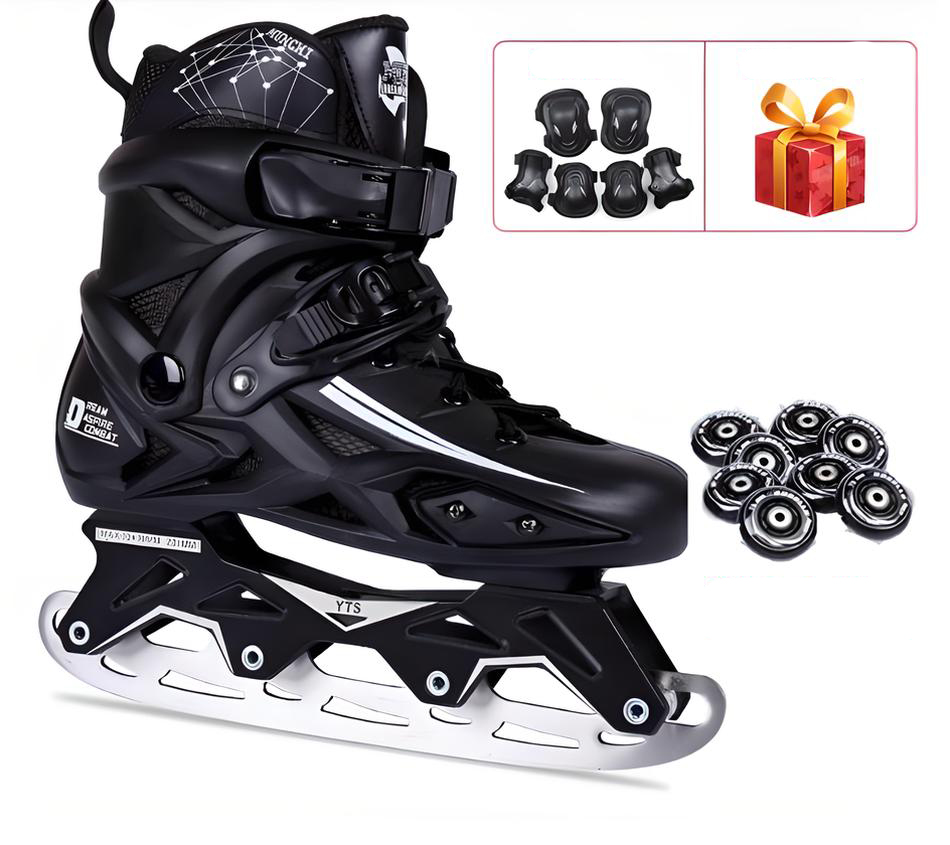 3-Black Ice Blades   Armor   Pack   8 Wheels