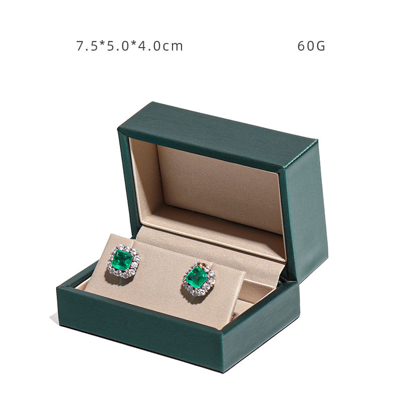 Dark green earrings box