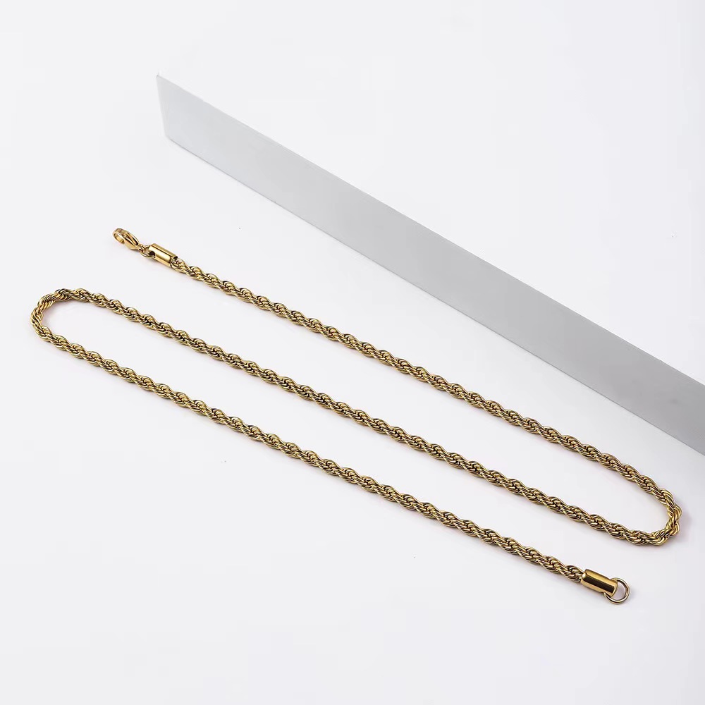 Gold (2.5mm wide) Length 55CM