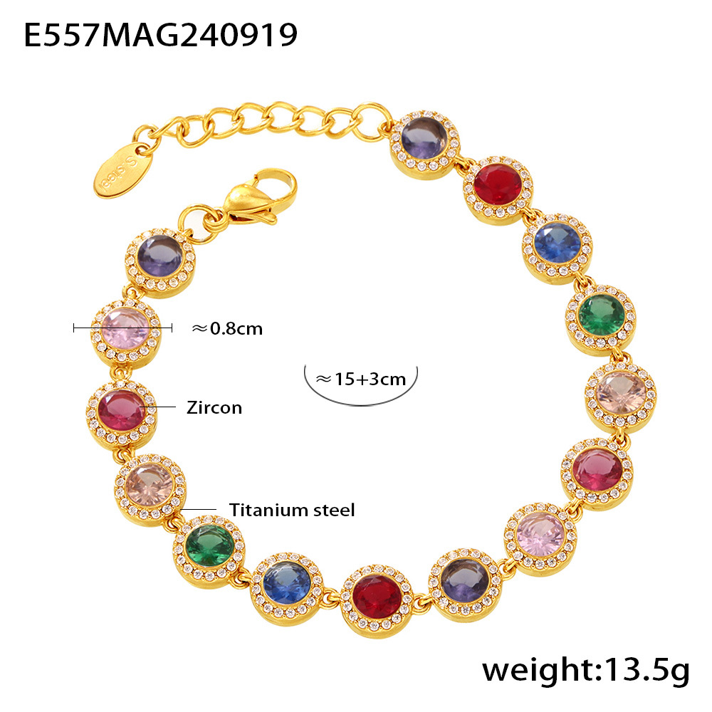 E557- Round gold color