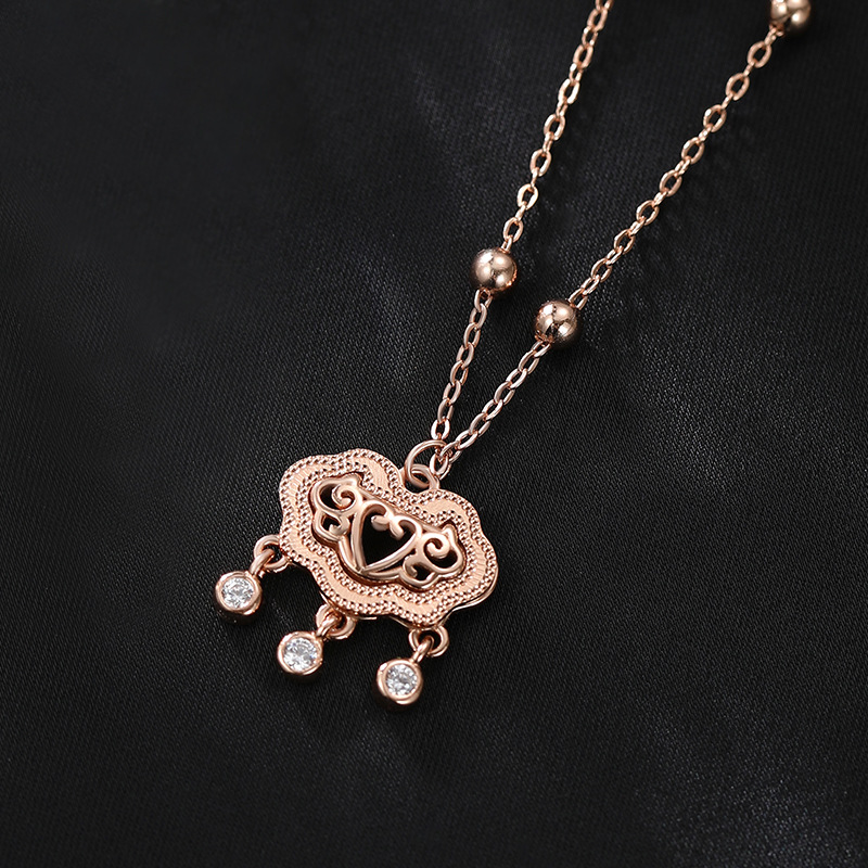 2:rose gold color plated