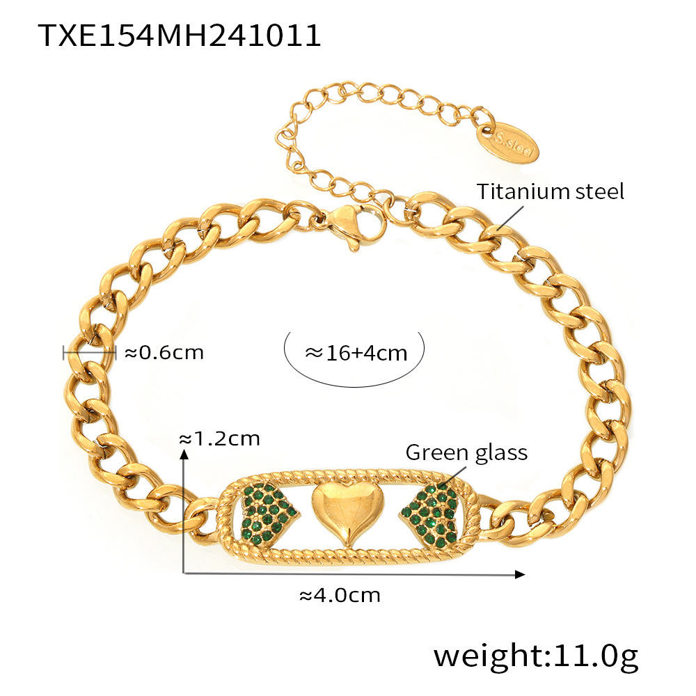 TXE154- Green bracelet