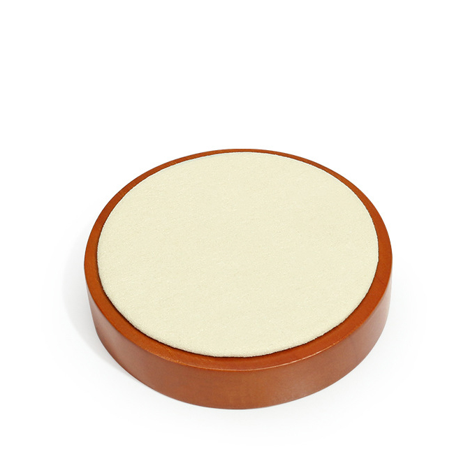 14-beige round display panel small 9x2cm