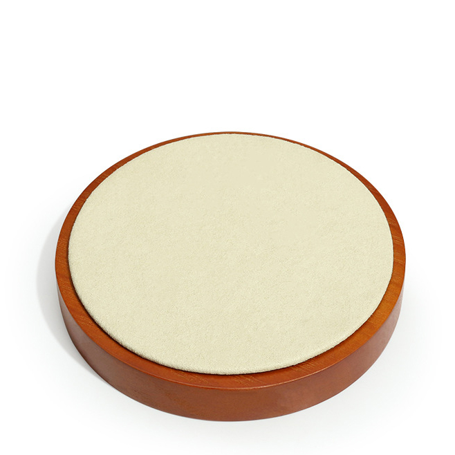 15-beige round display panel 12x2cm