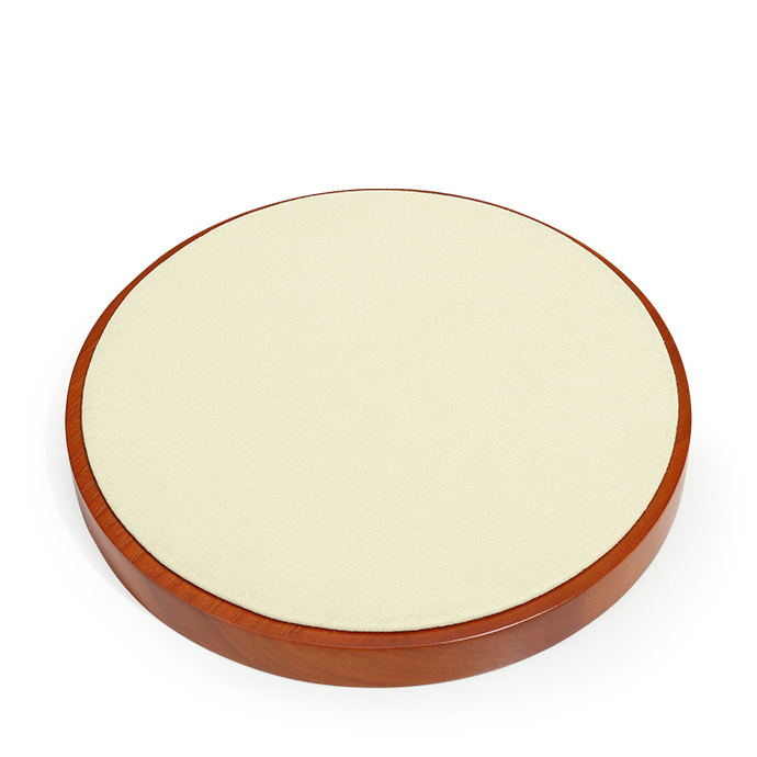 16-beige round display panel size 18x2cm