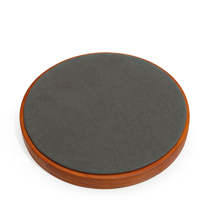 16- grey round display panel size 18x2cm