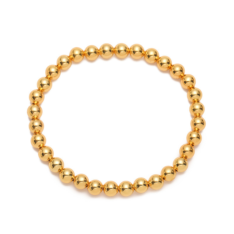 1 gold 6mm bracelet