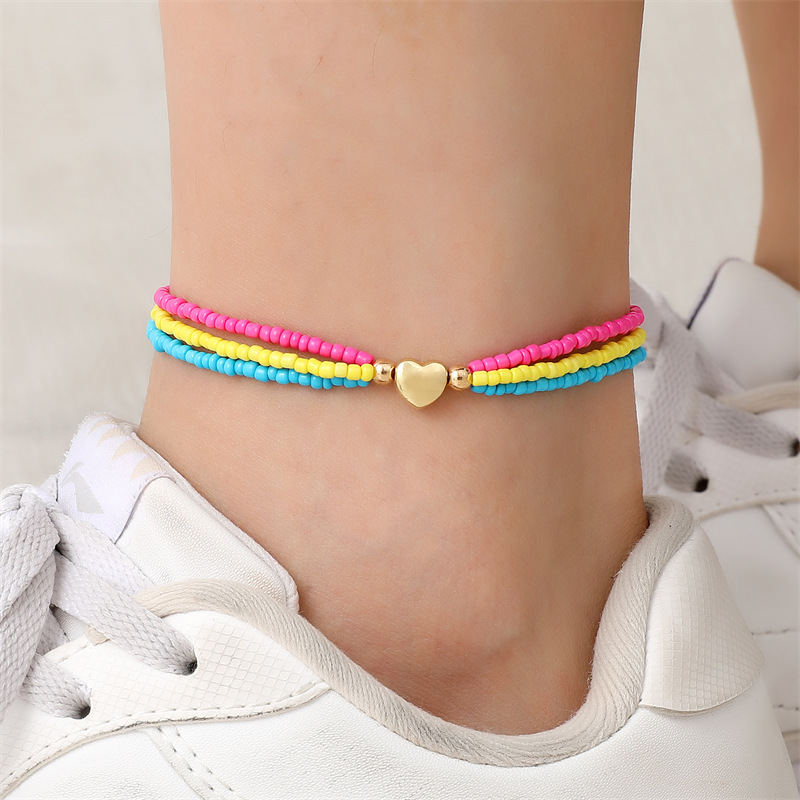 blue anklet