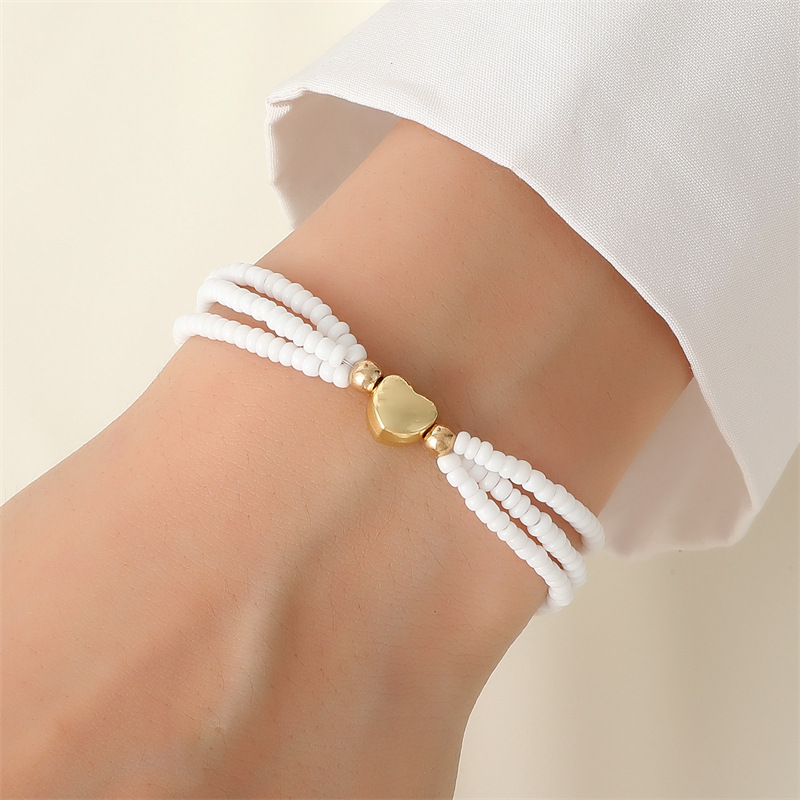 white bracelet