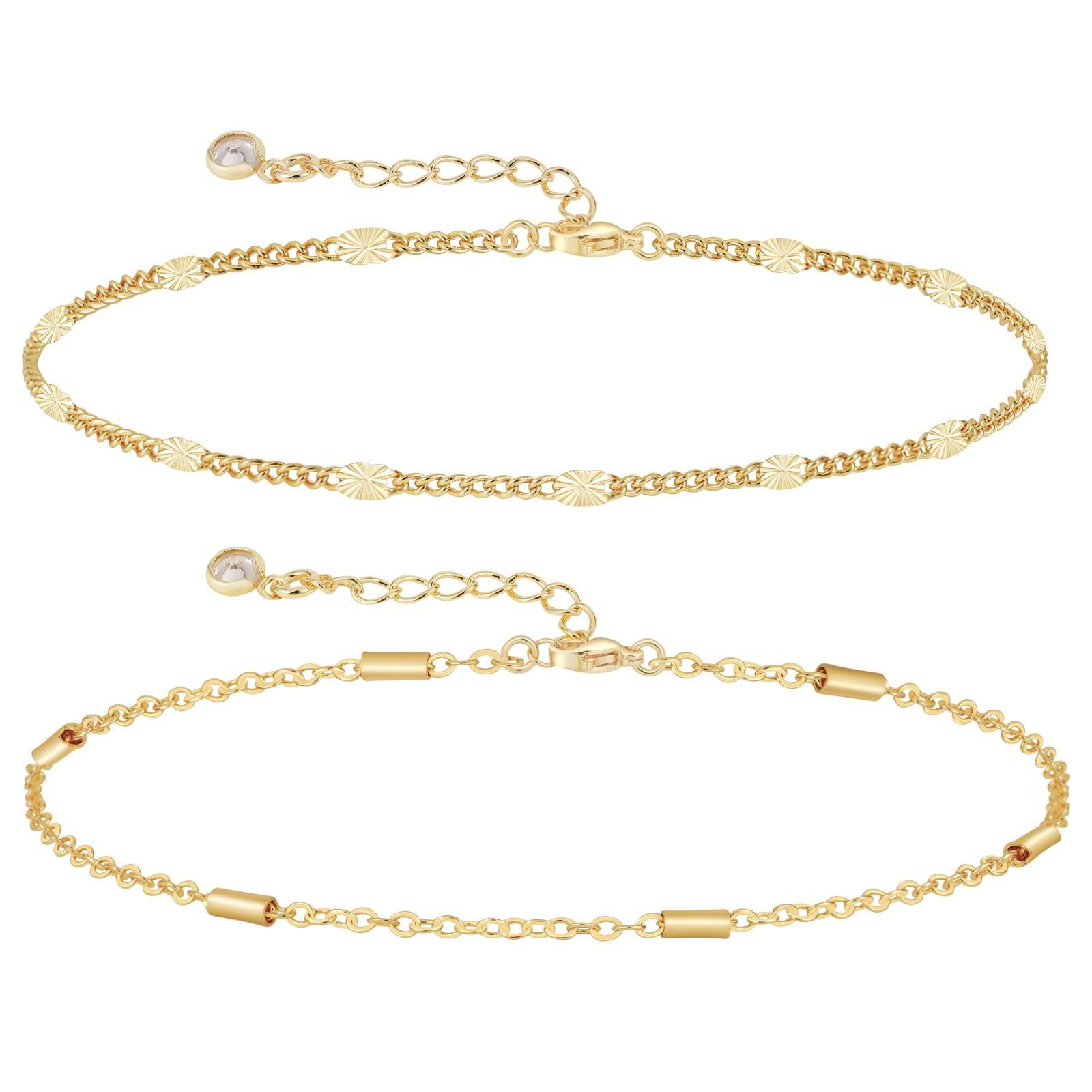 Gold 2-piece set - square tube