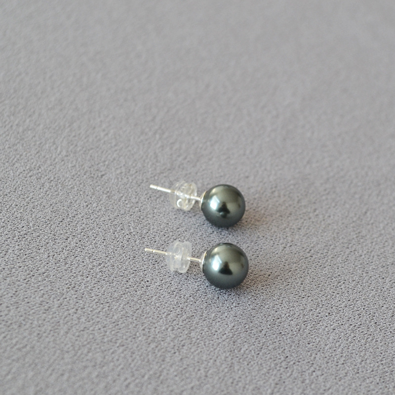 8mm stud earrings