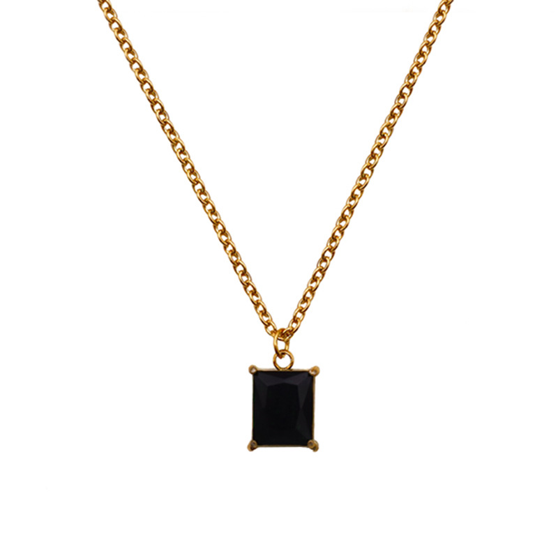 Gold black zircon