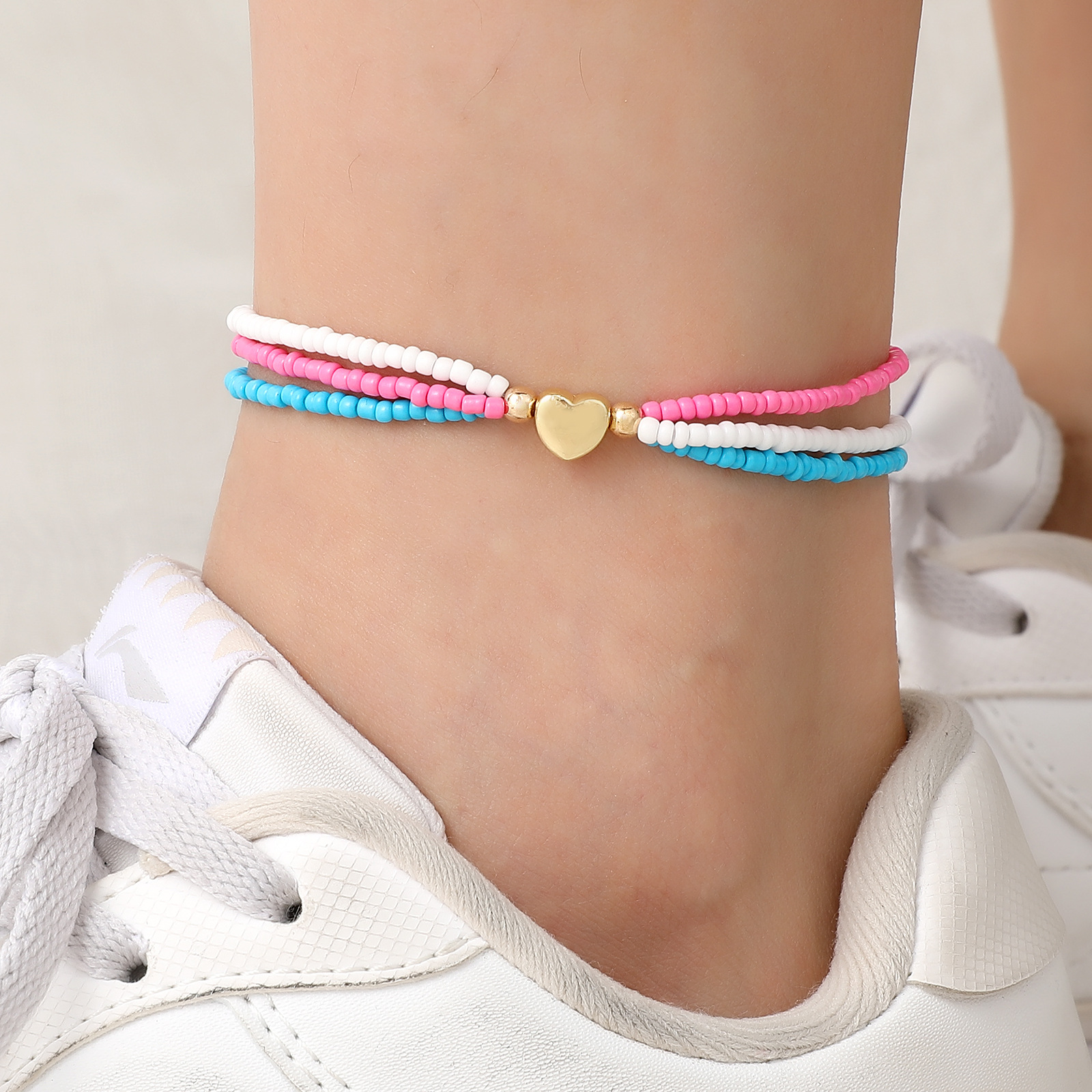 pink anklet